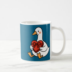 Lustige Ente Preppy Alberne Gans einfach Valentins Kaffeetasse