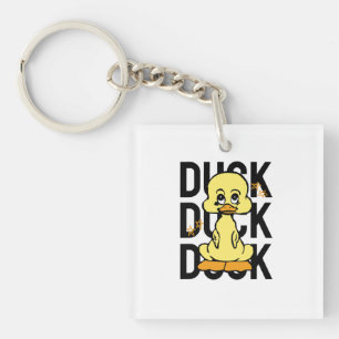 Lustige Ente Schlüsselanhänger