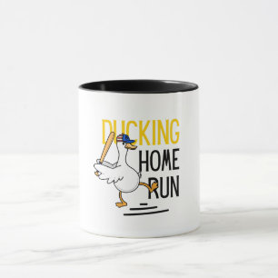 Lustige Enten Baseball Ente Tasse