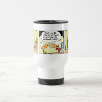 Lustige Enten-Cartoon-Kaffee-Tasse