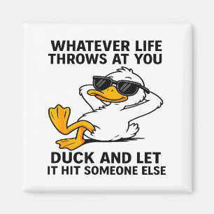 Lustige Enten-Grafik Männer Frauen Lustiger Spruch Magnet