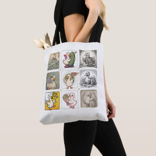 Lustige Enten-Illustrationsraster-Kunst