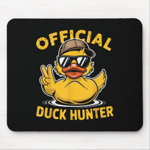 Lustige Enten-Kreuzfahrt-Boot-Jagdtrupp-Gummiente Mousepad