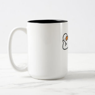 Lustige Enten-Tasse "Nein" Süße Baby-Enten-Kaffe Zweifarbige Tasse