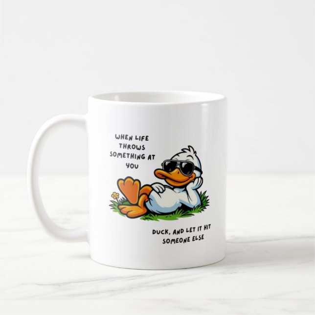 lustige Enten-Tassen Kaffeetasse (Links)