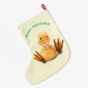 Lustige Enten-Weihnachtsstrümpfe Großer Weihnachtsstrumpf