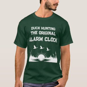 Lustige Entenjagd Der Original-Wecker T-Shirt