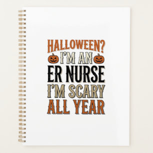 Lustige ER-Krankenschwester Halloween Gruseliges G Planer