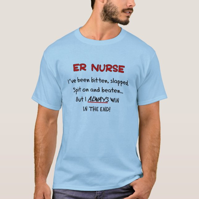 Lustige ER-Krankenschwester-unglaublich witzig T - T-Shirt (Vorderseite)