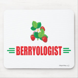 Lustige Erdbeeren Mousepad