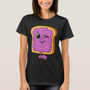 Lustige Erdnussbutter-Gelee-Freunde Süße Lebensmit T-Shirt