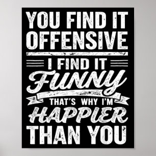 Lustige Erwachsene Humorvolle Beleidigende Zitate Poster