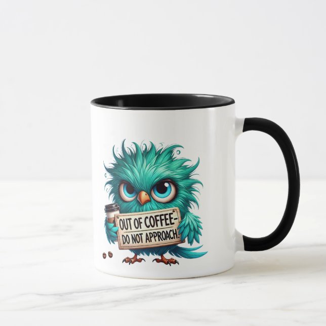 Lustige Eule Kaffeetasse, Keine Kaffeetasse (Rechts)