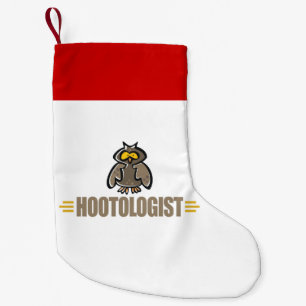 Lustige Eule Kleiner Weihnachtsstrumpf