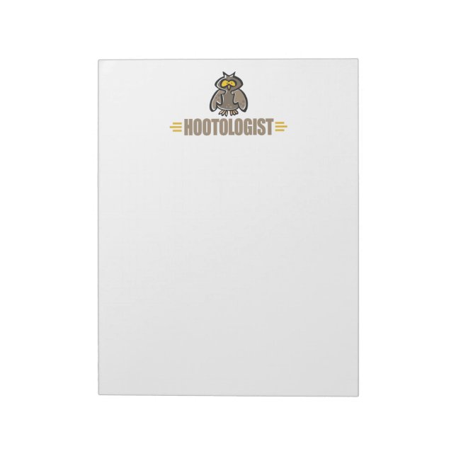 Lustige Eule Notizblock (Rotiert)