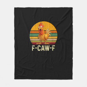Lustige F-Caw-F Hühner-Shirts F-Caw-F Hühner Vinta Fleecedecke