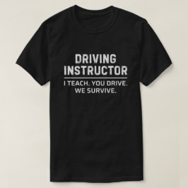 Lustige Fahrlehrer Kleidung Geschenk für Männer T-Shirt