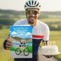 Lustige Fahrrad-Hund-Birthday-Bicycle-Torte-Liefer