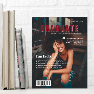 Lustige Fakten   Absolventen-Magazin-Cover-Foto  Ankündigung