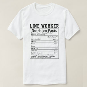 Lustige Fakten über die Ernährung von Leitungsmont T-Shirt