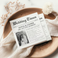 Lustige Fakten Zeitung Hochzeit