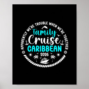 Lustige Familienkreuzfahrt Karibik 2026 Familienkr Poster