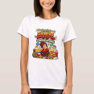 Lustige Familientreffen Snack Zitat T-Shirt