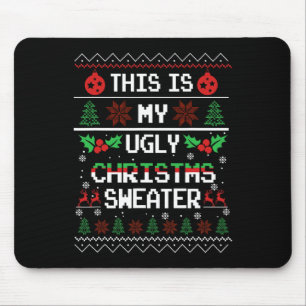 Lustige Familienübereinstimmung Weihnachten Hässli Mousepad
