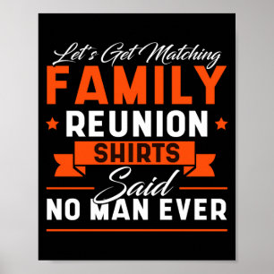 Lustige Familienzusammenkunfts-Darbietung Poster