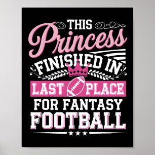 Lustige Fantasy-Football-Verlierer-Strafe Poster