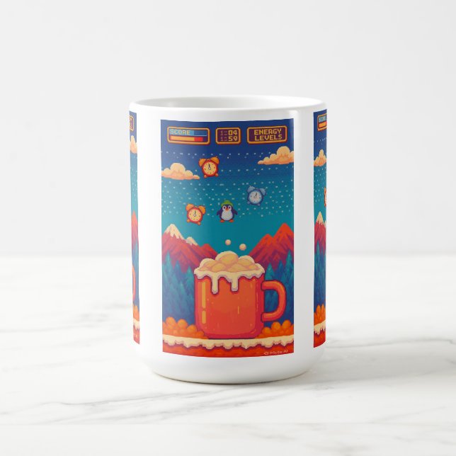 Lustige Farbverändernde Kaffeetasse 15 oz (Zentrum)