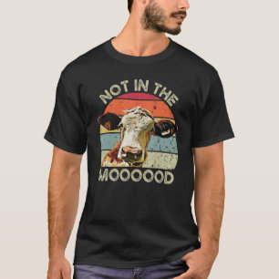 Lustige Färse nicht in der Stimmung Kuhzucht Tier T-Shirt