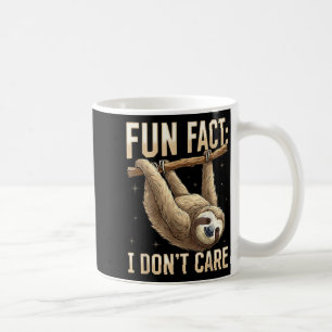 Lustige faule Faultier-Fun-Fact-Sache, ist mir ega Kaffeetasse
