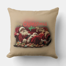 lustige Faulpelz-Weihnachtsmann-Kissen  Kissen