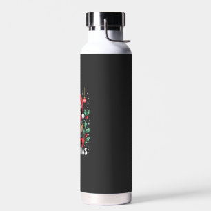 Lustige Faultier-Weihnachtslichter Fröhliche Fault Trinkflasche
