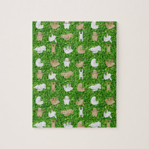 lustige Faultiere Puzzle