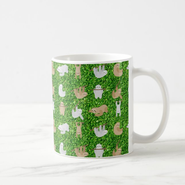 lustige Faultiere Tasse (Rechts)