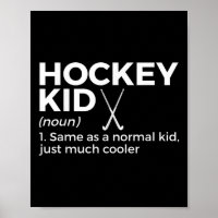 Lustige Feldhockey-Kind-Definition