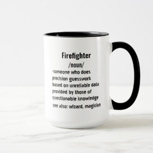 lustige Feuerwehren Definition Geschenke für Männe Tasse