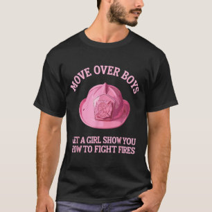 Lustige Feuerwehrmann-Kunst für Frauen Mädchen Feu T-Shirt
