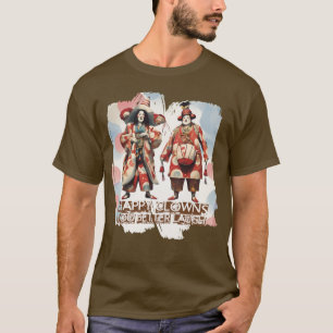 Lustige, fiese japanische Zirkusclowns, ihr sollte T-Shirt