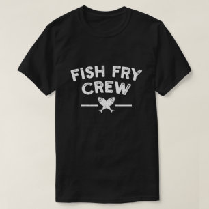 Lustige Fischbraten-Crew Freitag Meeresfrüchte BBQ T-Shirt