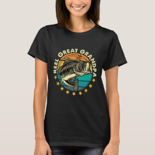Lustige Fischer Reel Großartiger Opa Männer Angelg T-Shirt