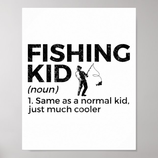 Lustige Fischerkind-Definition  Poster (Vorne)