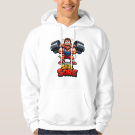 Lustige Fitnessstudio-Designs - Workout-Meme  Hoodie