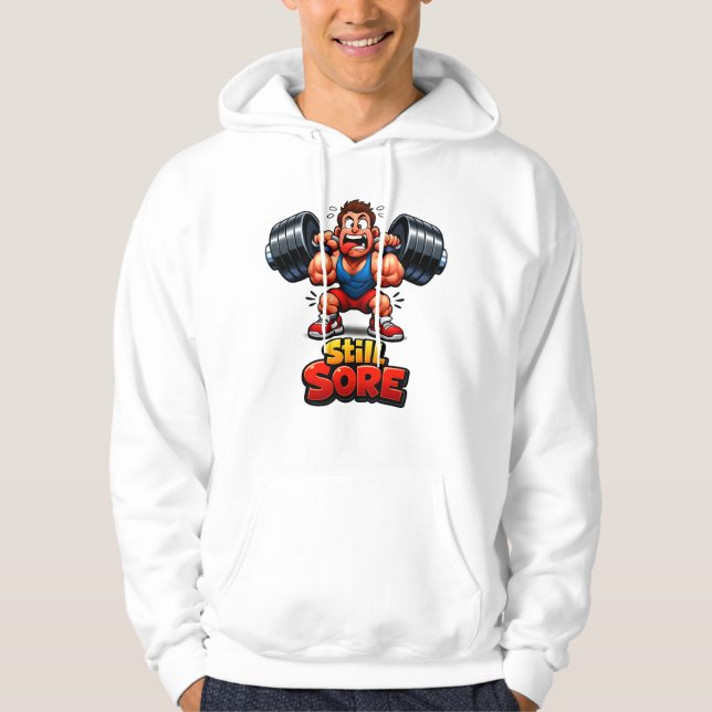 Lustige Fitnessstudio-Designs - Workout-Meme  Hoodie (Vorderseite)