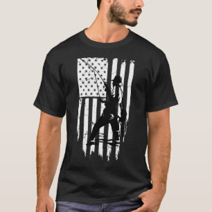 Lustige Flagge für Angler T-Shirt