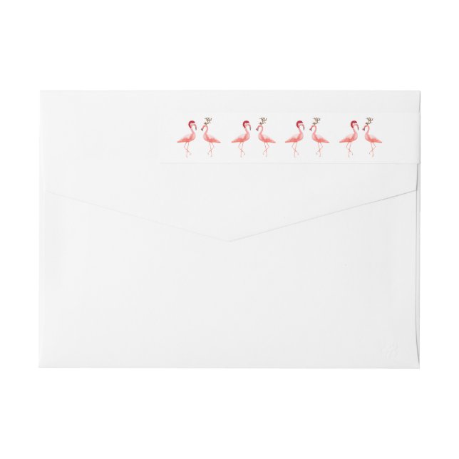 Lustige Flamingopaare des (Rückseite)