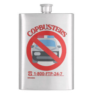 lustige Flasche "COPBUSTERS 2" Flachmann