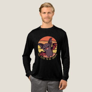 Lustige Fledermaus, zu süß um gruselig zu sein Tri-Blend Shirt